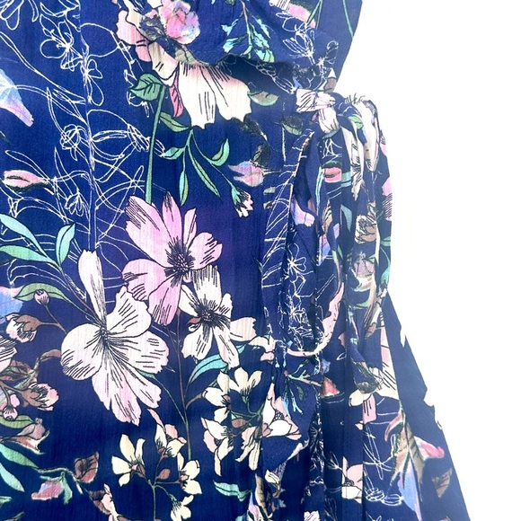 NWT Wrap Maxi Floral dress Size Small‎ Cap Sleeve by Sofia Vergara - Picture 3 of 13